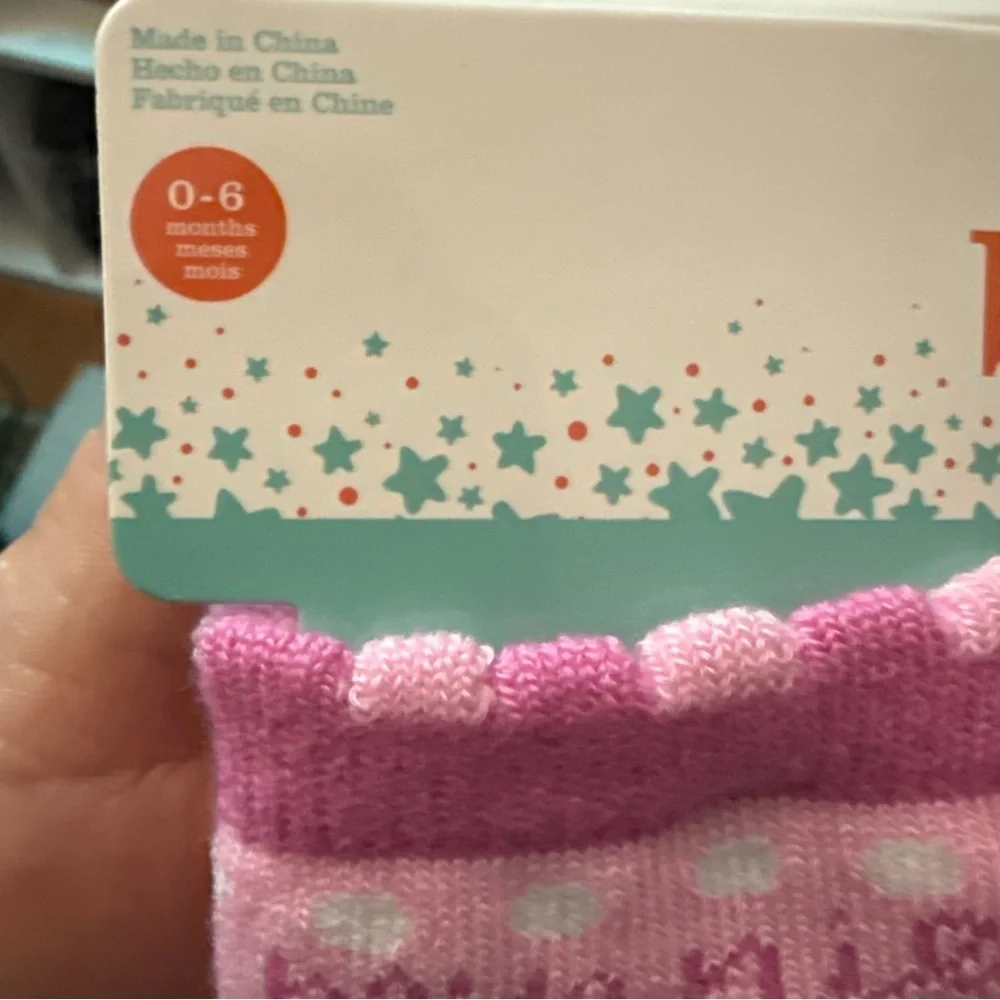 Disney Baby Pink Minnie Mouse Socks